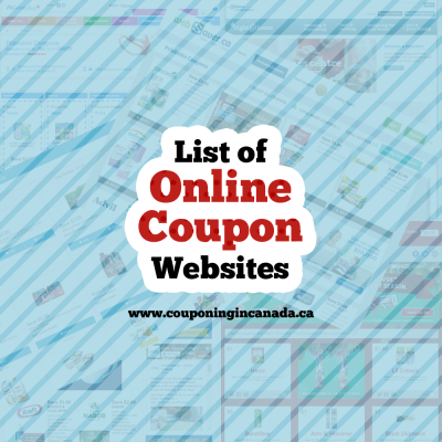 List of Online Coupon Websites (Canada)